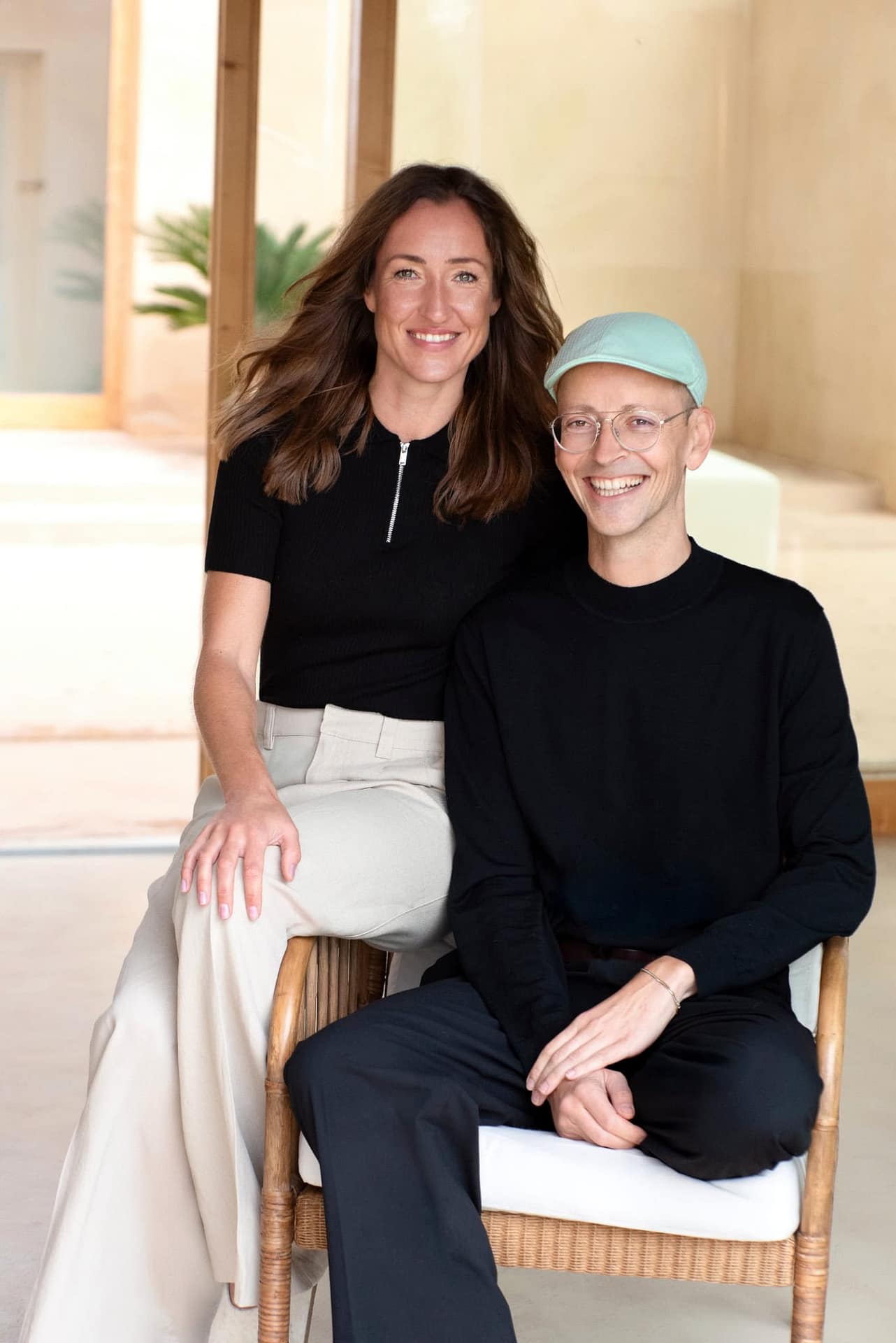 Sven Oliver Heck with partner Alexandra in Mallorca