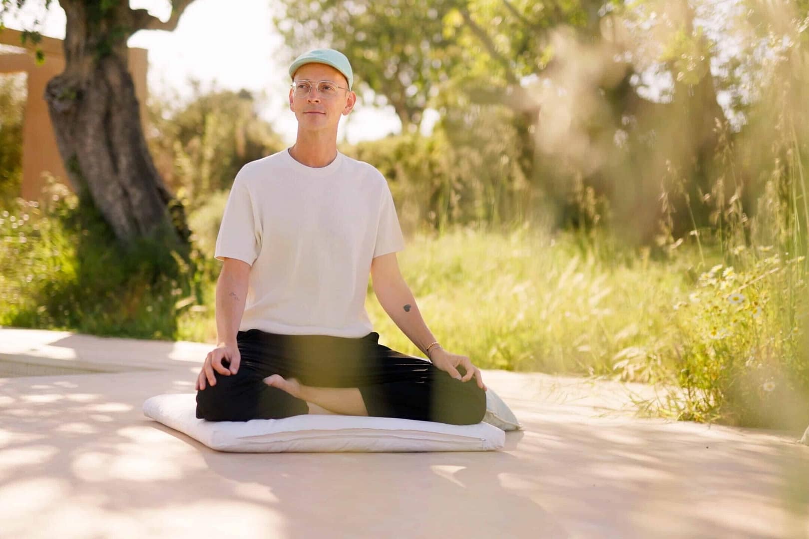 Private retreat setting for men — space for depth work without distractions