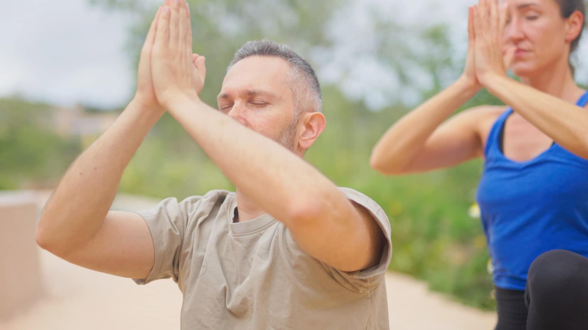 Restorative yoga retreat Mallorca meditation garden